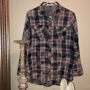 Plaid Western Button Up